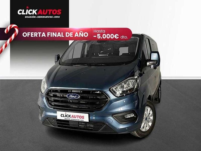 Usado Ford Transit Custom Trend 131 CV (96 kW) 2023 Azul Familiar