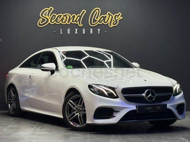 Usado Mercedes E220 194 CV (142 kW) 2018 Blanco Coupe