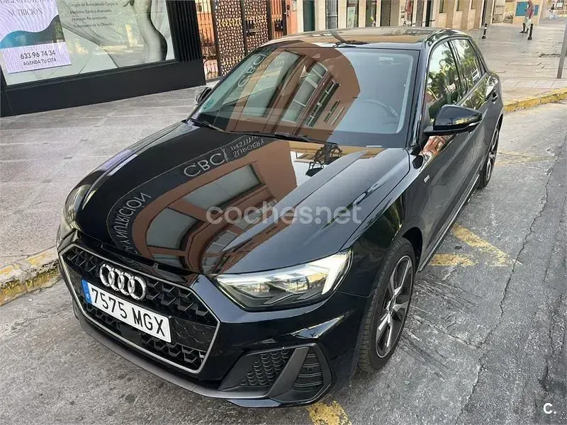 Usado Audi A1 Sportback S-Line 110 CV (80 kW) 2023 Negro Utilitario