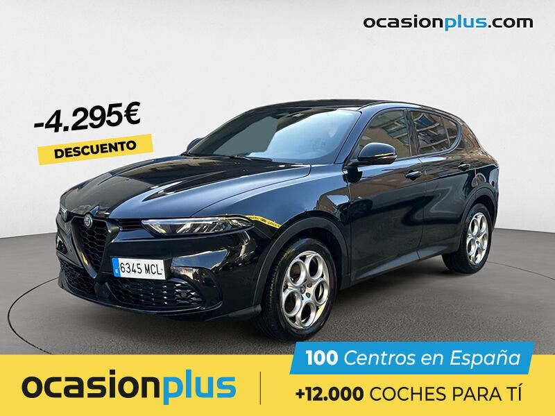 Negro Usado 2022 Alfa Romeo Tonale Sprint SUV | 24.700 € (Precio justo) - Imagen 1/4