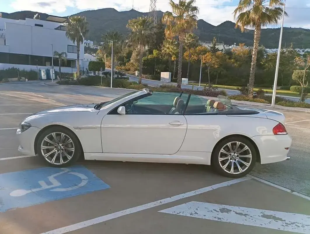 Usado BMW 635 Cabriolet 286 CV (210 kW) 2010 Blanco Descapotable