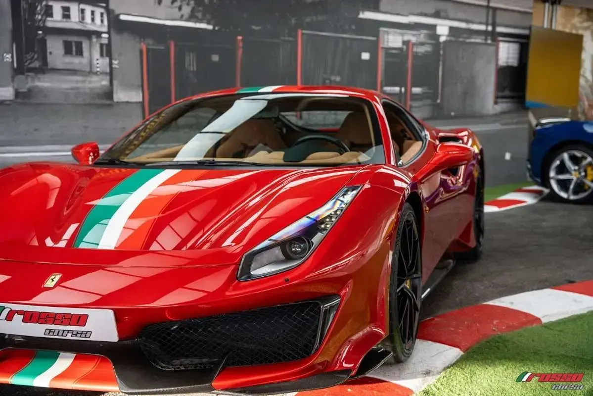 Usado Ferrari 488 721 CV (530 kW) 2019 Rojo Coupe