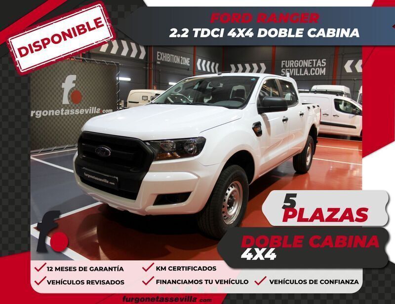 Blanco Usado 2018 Ford Ranger XL Recogida | 22.500 € (Buen precio) - Imagen 1/4