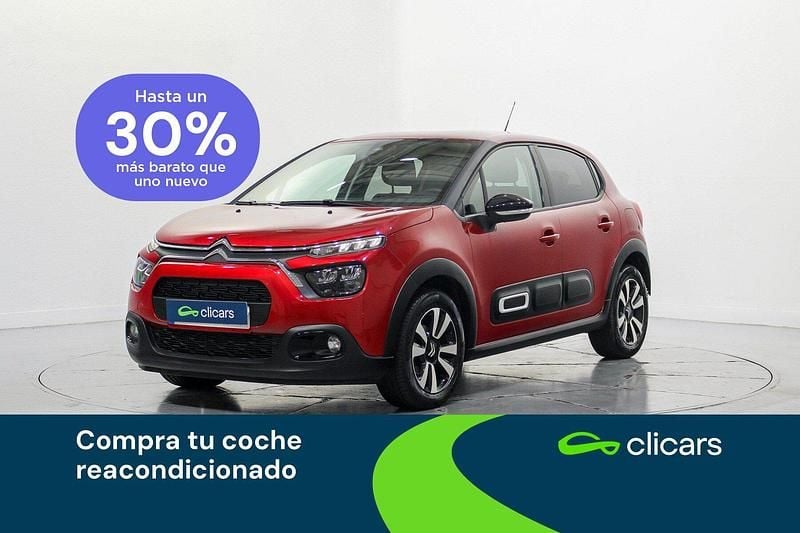 Rojo Usado 2024 Citroën C3 PureTech Berlina | 12.490 € (Buen precio) - Imagen 1/4