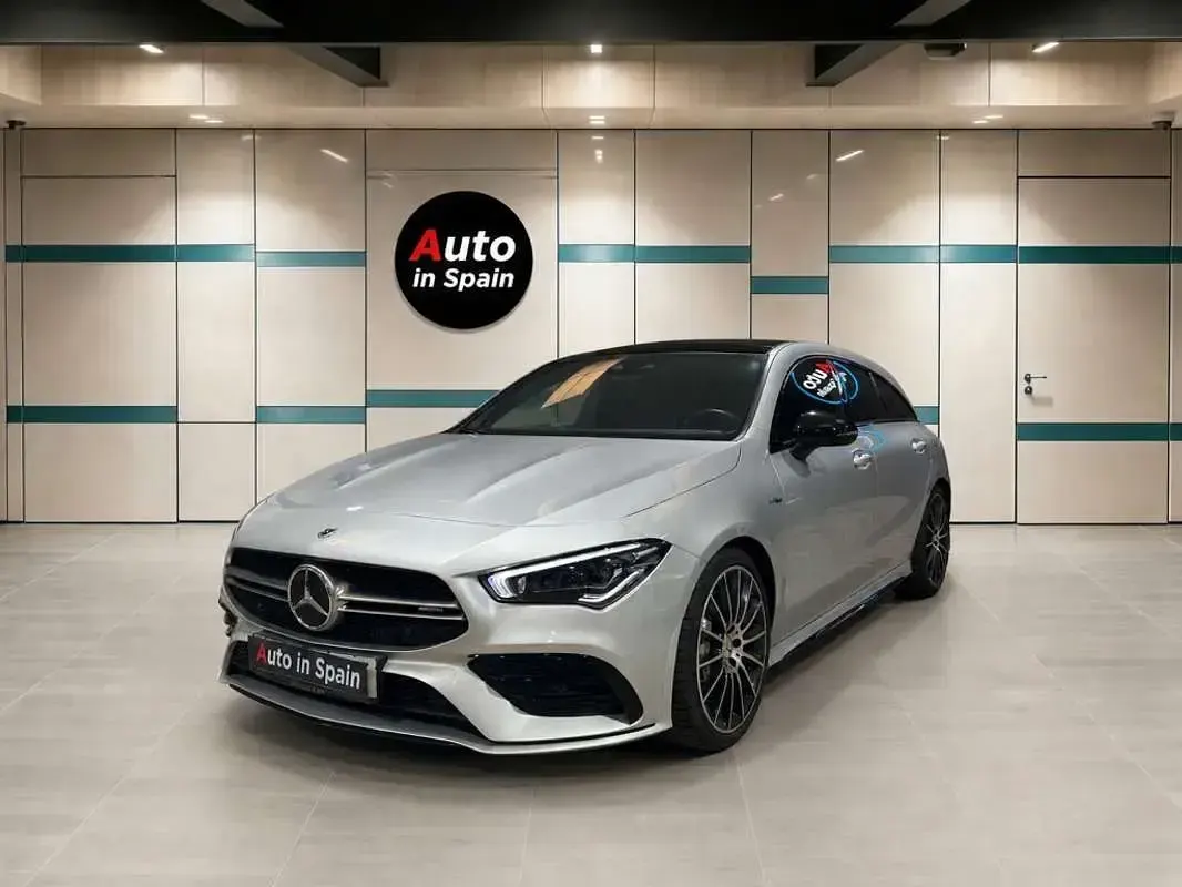 Usado Mercedes CLA35 AMG AMG 306 CV (225 kW) 2020 Gris Coupe