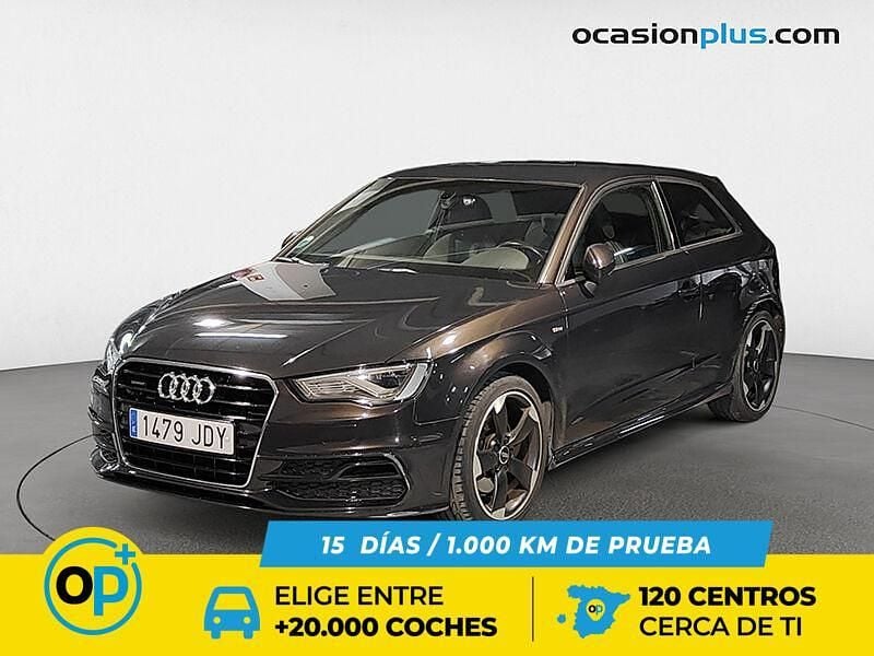 Usado Audi A3 S-Line 184 CV (135 kW) 2015 Marrón Utilitario
