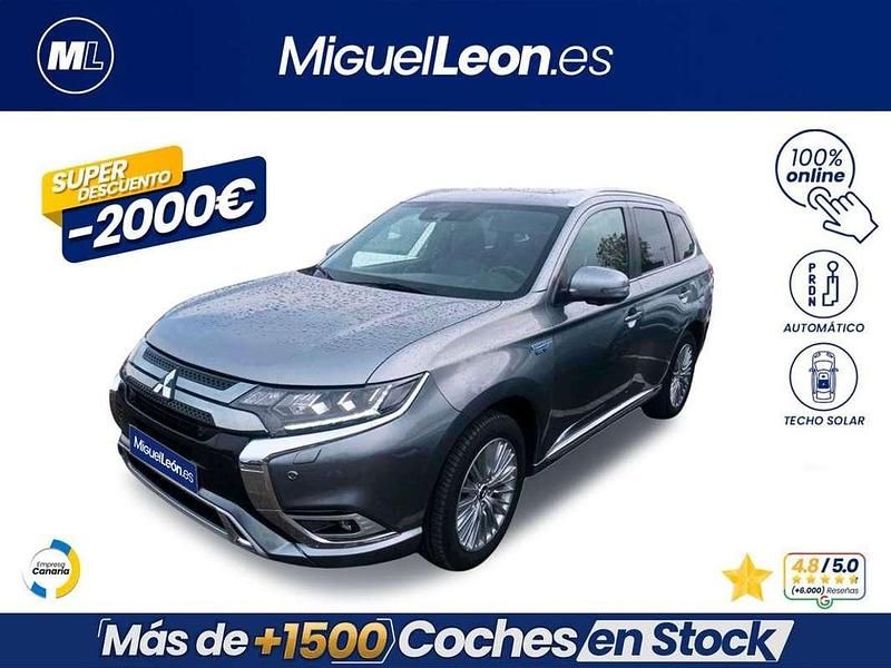 Gris Usado 2021 Mitsubishi Outlander P-HEV SUV | 21.985 € (Buen precio) - Imagen 1/3