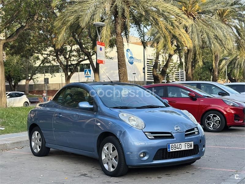 Usado Nissan Micra C+C Tekna 88 CV (64 kW) 2006 Azul Descapotable