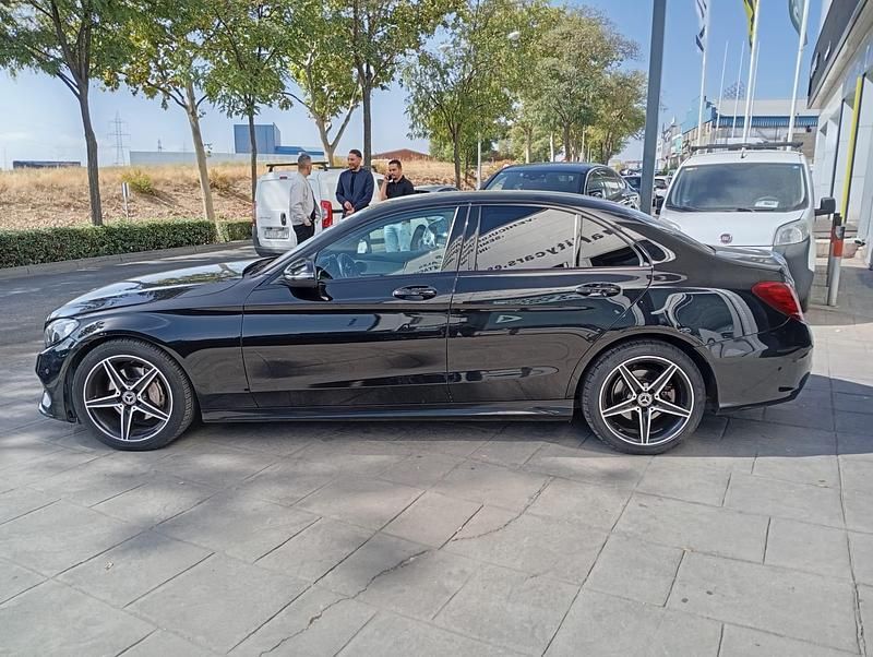Usado Mercedes C200 136 CV (100 kW) 2016 Azul Berlina
