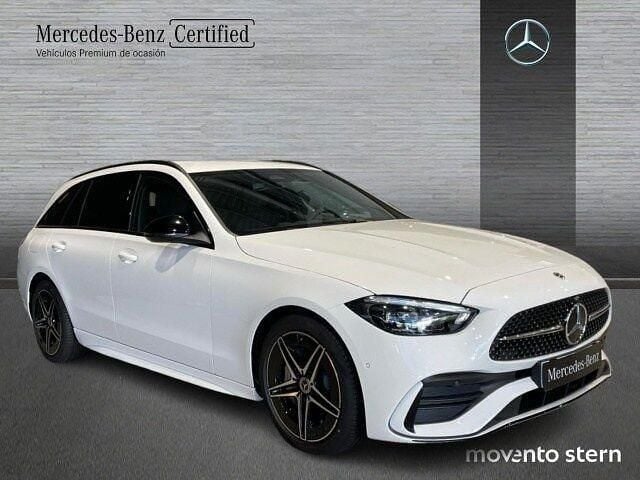 Nuevo Mercedes C220 AMG line 200 CV (147 kW) 2025 Blanco Familiar