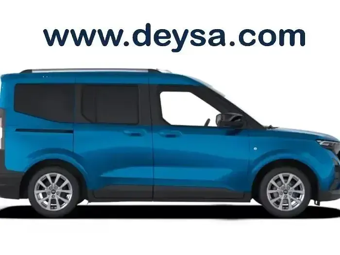 Nieuw Ford Tourneo Courier Titanium 125 PK (91 kW) 2026 Blauw MPV