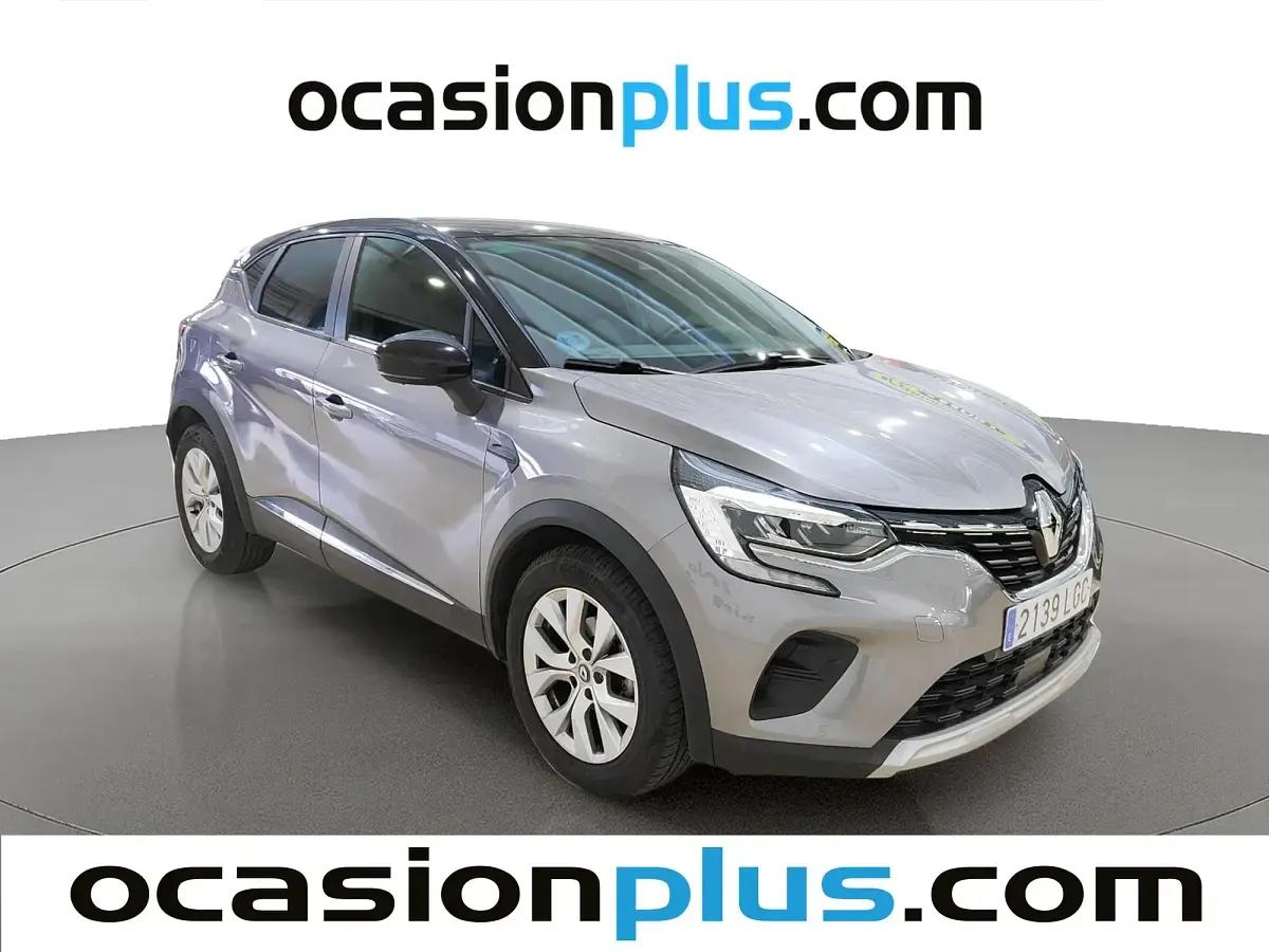 Usado Renault Captur Intens 101 CV (74 kW) 2020 Gris SUV