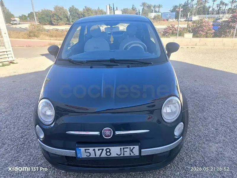 Usado Fiat 500 Lounge 69 CV (50 kW) 2015 Azul Berlina