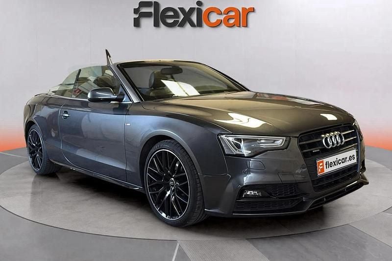 Gris Usado 2016 Audi A5 Cabriolet S-Line Descapotable | 17.970 € (Precio justo) - Imagen 1/4
