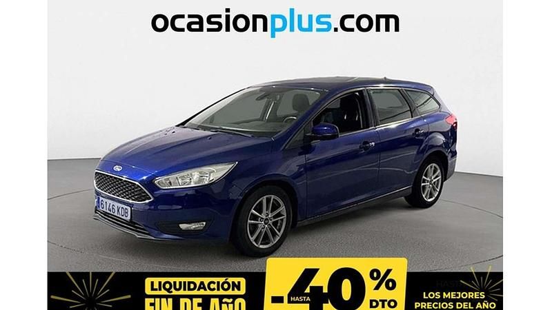 Azul Usado 2017 Ford Focus Business Edition Familiar | 9990 € (Precio justo) - Imagen 1/4