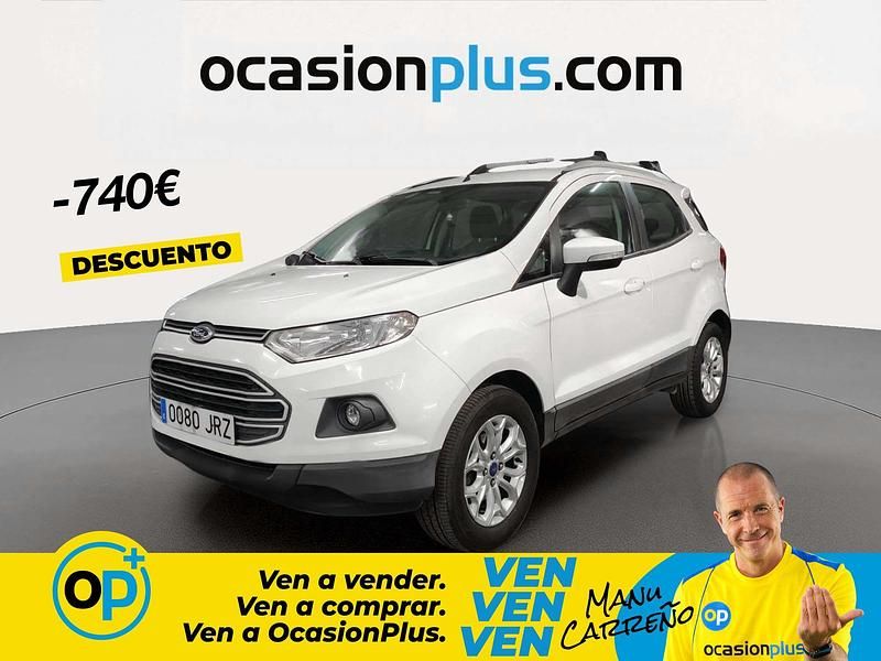 Usado Ford Ecosport Trend 125 CV (91 kW) 2016 Blanco SUV