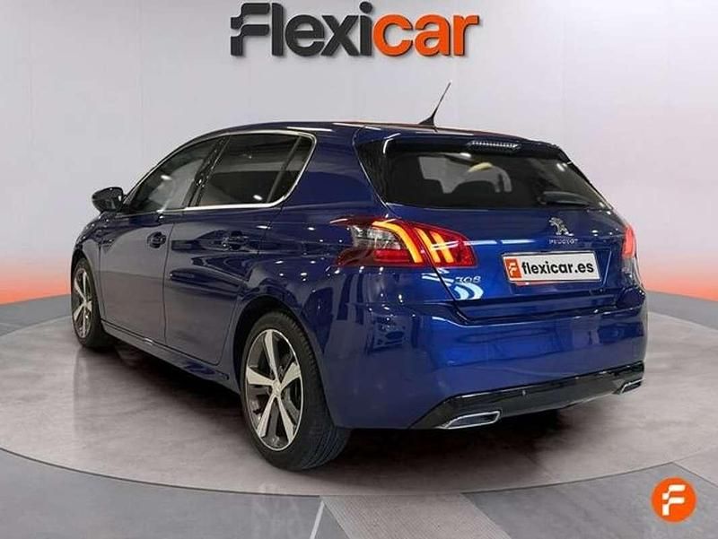 Usado Peugeot 308 GT-line 131 CV (96 kW) 2019 Azul Utilitario