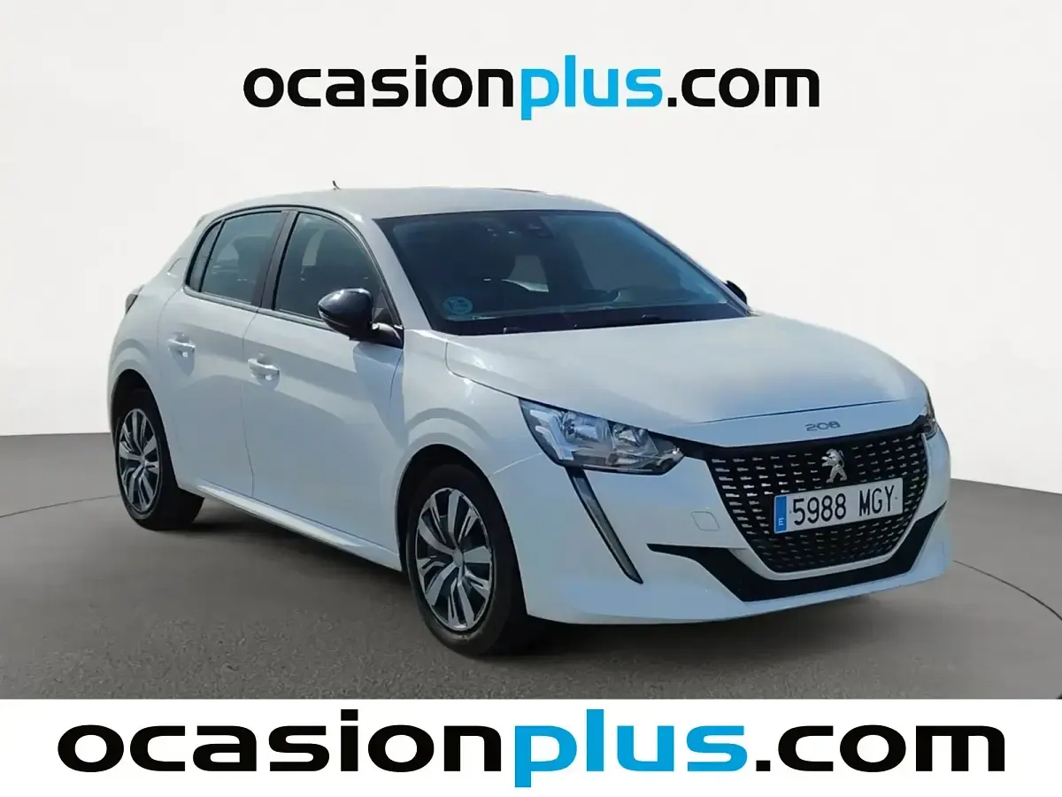 Usado Peugeot 208 Active 100 CV (73 kW) 2023 Blanco Utilitario