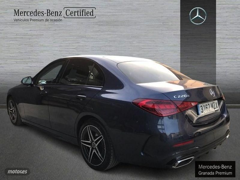 Usado Mercedes C220 AMG line 200 CV (147 kW) 2025 Azul sodalita Berlina