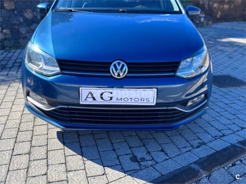 Azul Usado 2017 VW Polo Berlina | 8490 € (Buen precio) - Imagen 1/4