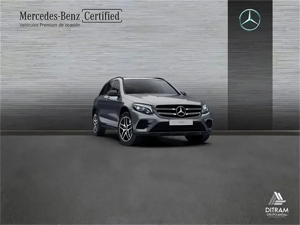 Usado Mercedes GLC220 170 CV (125 kW) 2017 Negro SUV