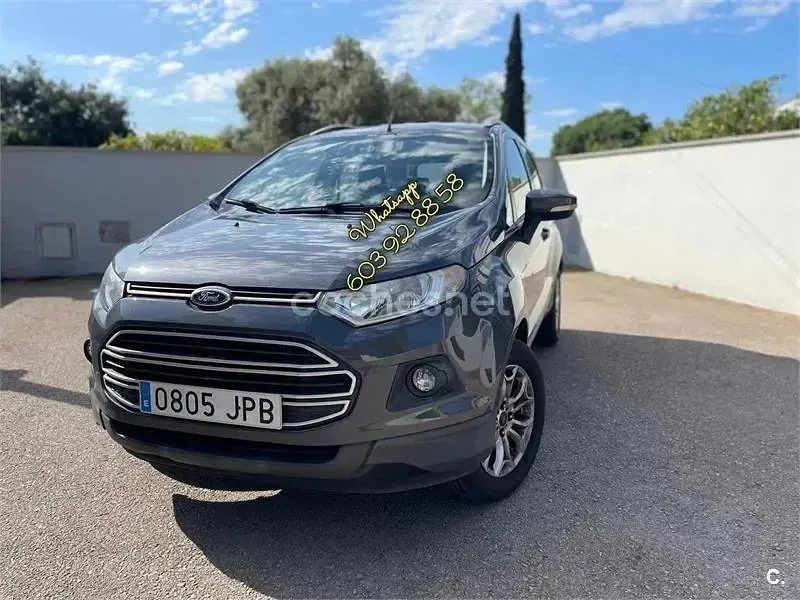 Usado Ford Ecosport Trend 125 CV (91 kW) 2016 Gris / plata SUV