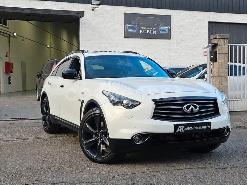 Blanco Usado 2015 Infiniti QX70 Premium SUV | 8900 € - Imagen 1/4