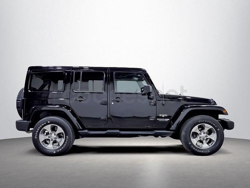 Usado Jeep Wrangler Unlimited Sahara 284 CV (208 kW) 2018 Negro SUV