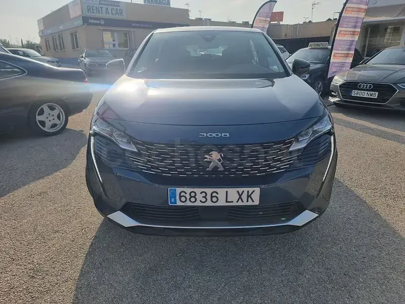 Usado Peugeot 3008 Active 130 CV (95 kW) 2022 Azul SUV