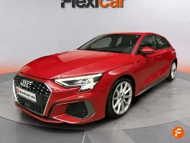 Käytetty Audi A3 S-Line 150 HP (110 kW) 2023 Punainen Sedan