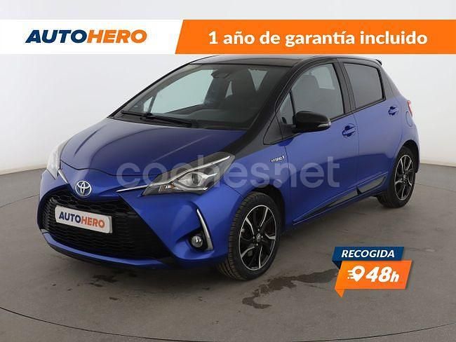 Azul Usado 2018 Toyota Yaris Hybrid Active Berlina | 13.099 € (Precio justo) - Imagen 1/3