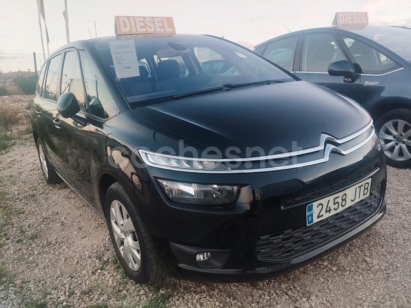 Usado Citroën C4 Picasso Intensive 115 CV (84 kW) 2014 Negro Monovolumen