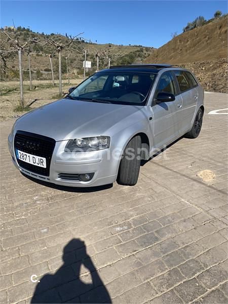 Usado Audi A3 Ambition 200 CV (147 kW) 2005 Gris / plata Utilitario