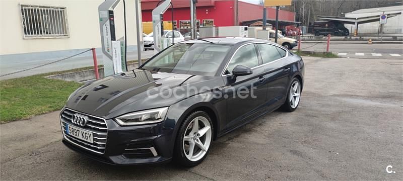 Azul Usado 2018 Audi A5 Sportback Sport Berlina | 22.500 € (Precio justo) - Imagen 1/4