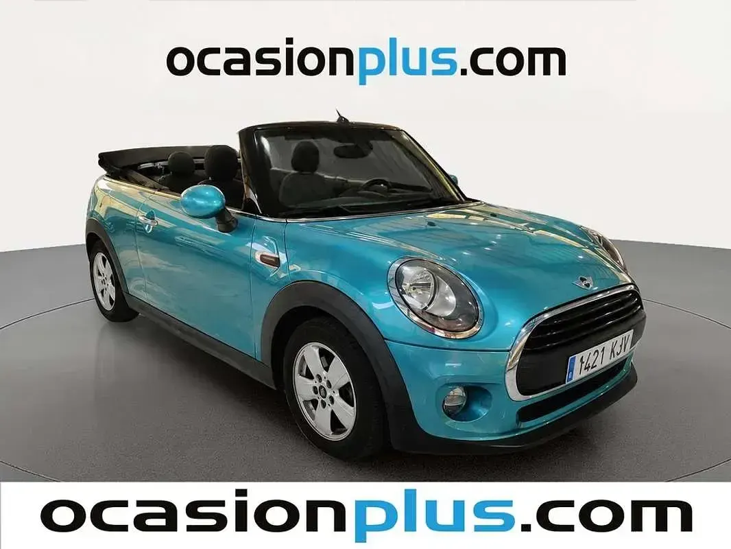 Usado Mini One Cabriolet 102 CV (75 kW) 2018 Azul Descapotable