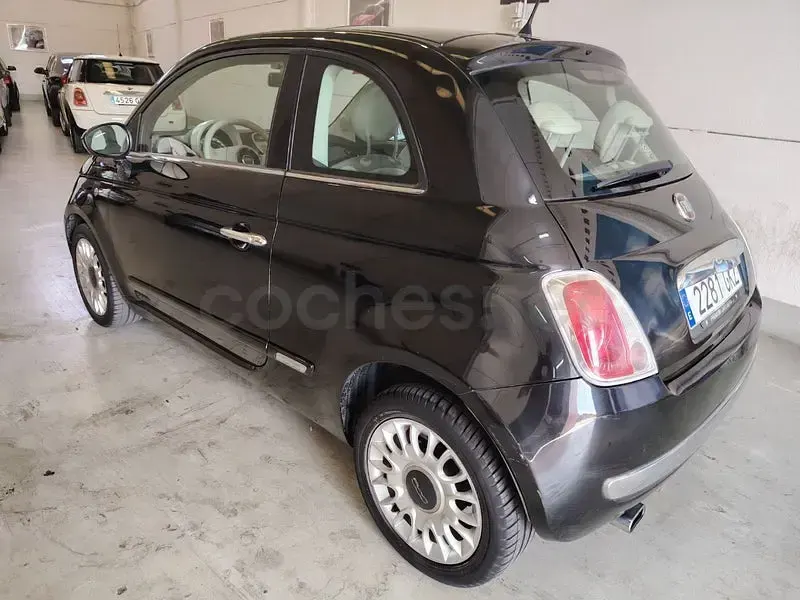 Usado Fiat 500 Sport 69 CV (50 kW) 2009 Negro Descapotable