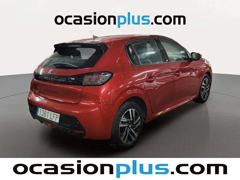Usado Peugeot 208 Allure 102 CV (75 kW) 2020 Rojo Utilitario