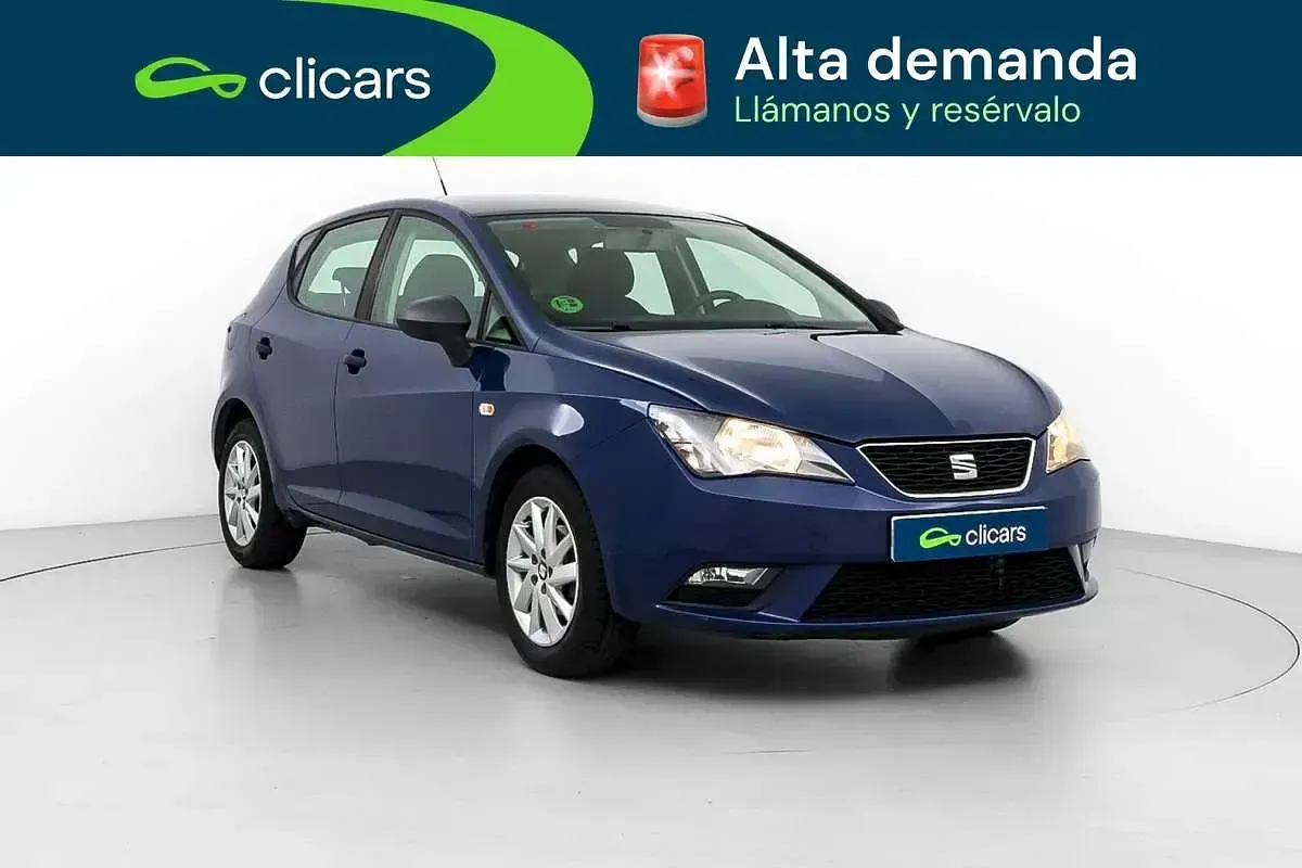 Usado Seat Ibiza Reference 75 CV (55 kW) 2017 Azul Utilitario