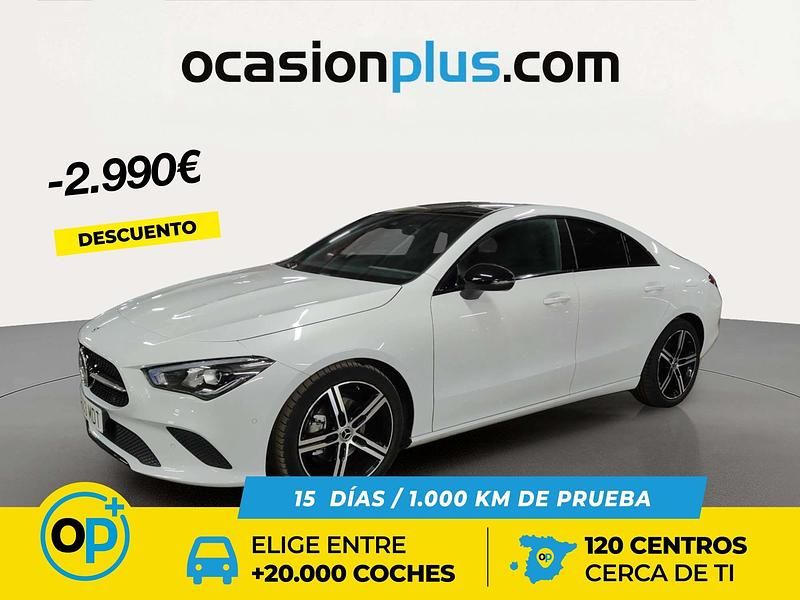 Blanco Usado 2023 Mercedes CLA180 Berlina | 32.890 € (Un poco caro) - Imagen 1/4