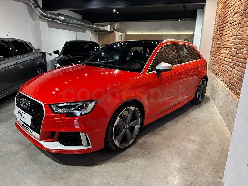 Usado Audi RS3 Exclusive 400 CV (294 kW) 2017 Rojo Berlina