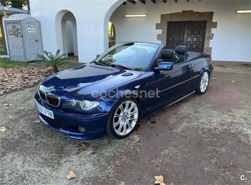 Usado BMW 320 Cabriolet Sport Line 170 CV (125 kW) 2004 Azul Descapotable