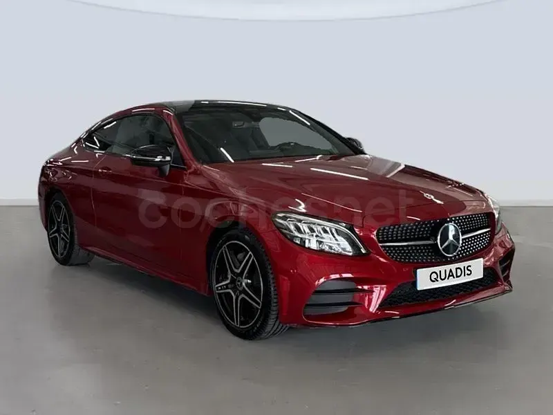 Usado Mercedes C200 184 CV (135 kW) 2022 Rojo Coupe