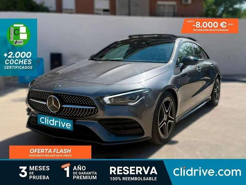 Gris Usado 2019 Mercedes CLA200 Berlina | 27.290 € (Buen precio) - Imagen 1/3