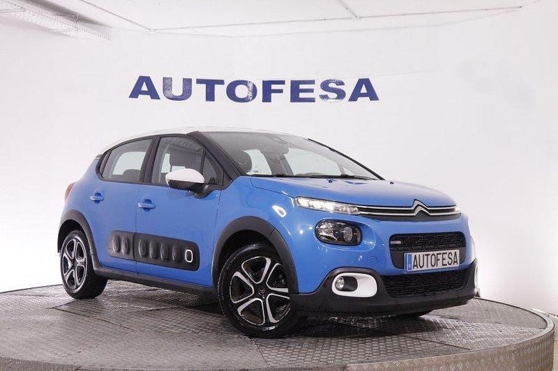 Usado Citroën C3 PureTech 82 CV (60 kW) 2017 Azul Berlina