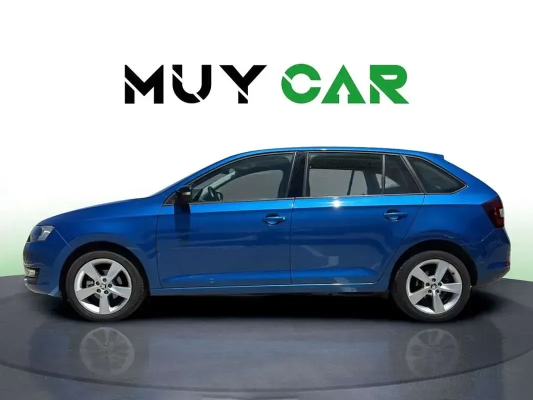 Usado Skoda Rapid Ambition 95 CV (69 kW) 2018 Azul Utilitario