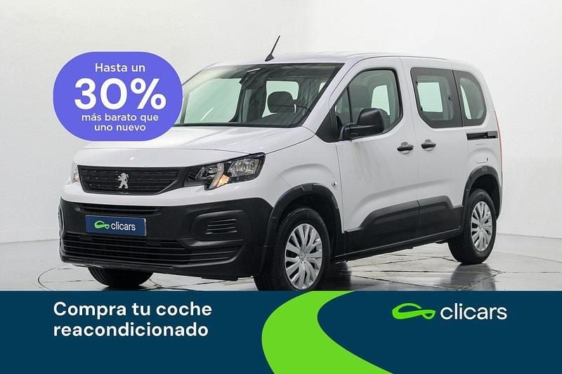 Blanco Usado 2021 Peugeot Rifter Active Monovolumen | 16.290 € (Buen precio) - Imagen 1/4