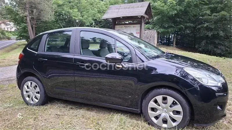 Usado Citroën C3 PureTech 82 CV (60 kW) 2014 Negro Berlina