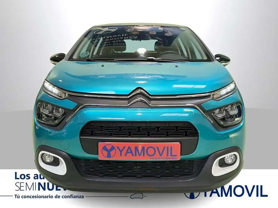 Usado Citroën C3 Feel 82 CV (60 kW) 2020 Azul Utilitario
