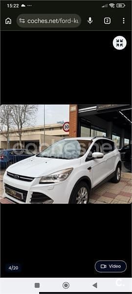 Usado Ford Kuga Titanium 140 CV (102 kW) 2013 Blanco SUV