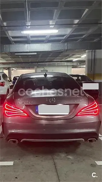 Usado Mercedes CLA220 AMG line 177 CV (130 kW) 2016 Gris / plata Coupe